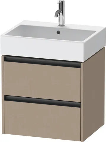 Duravit Waschtischunterschrank wandhängend „Ketho.2“ 58,4 × 54,9 × 46 cm in Leinen Duravit Waschtischunterschrank wandhängend „Ketho.2“ 58,4 × 54,9 × 46 cm in Leinen