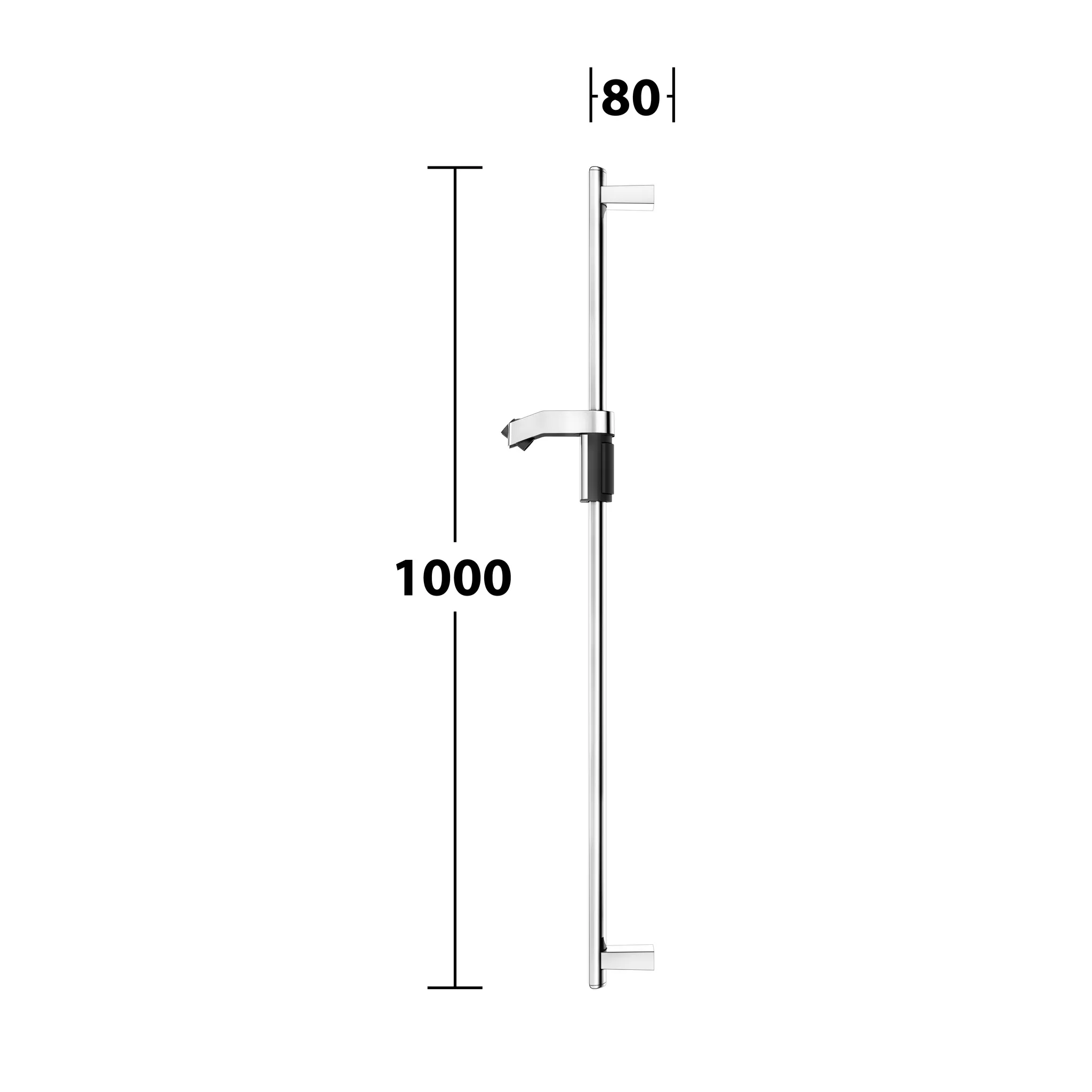 KEUCO Brause-/ Gleitstange „Axess“ in Verchromt KEUCO Brause-/ Gleitstange „Axess“ in Verchromt