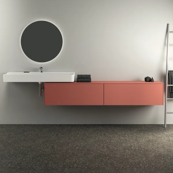 Ideal Standard Waschtischunterschrank „Conca“ 198,7 × 37 × 50,5 cm Sunset matt lackiert Ideal Standard Waschtischunterschrank „Conca“ 198,7 × 37 × 50,5 cm Sunset matt lackiert