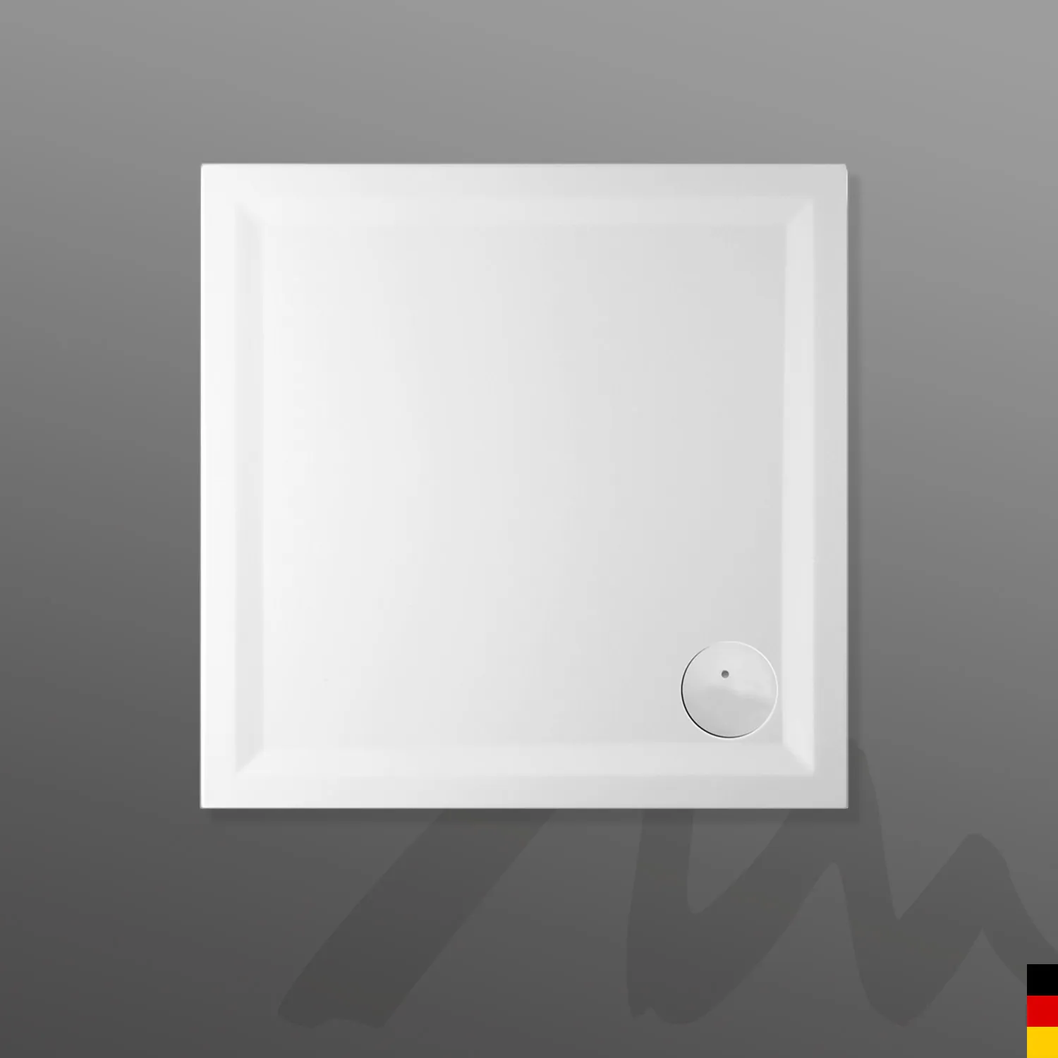 Mauersberger litop Acryl-Duschwannen-Einheit litop 100⁄100 1-teilig, Farbe: weiß