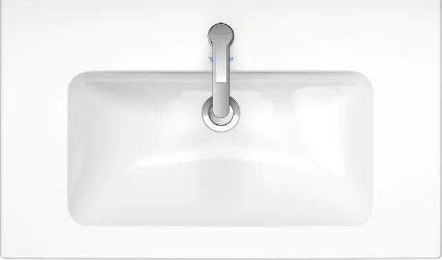 Wandwaschtisch „ME by Starck“, mit Überlauf, Hahnlochposition mittig in Weiß Hochglanz Wandwaschtisch „ME by Starck“, mit Überlauf, Hahnlochposition mittig in Weiß Hochglanz