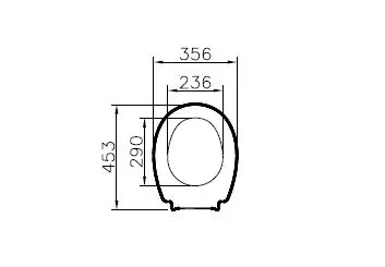 VitrA Conforma WC-Sitzring Duroplast Weiß Hochglanz VitrA Conforma WC-Sitzring Duroplast Weiß Hochglanz