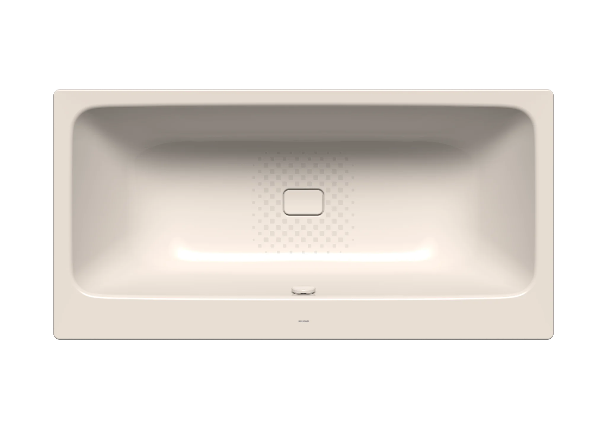 Kaldewei ASYMMETRIC DUO Badewanne, 1700x800 mm, pergamon, Antislip