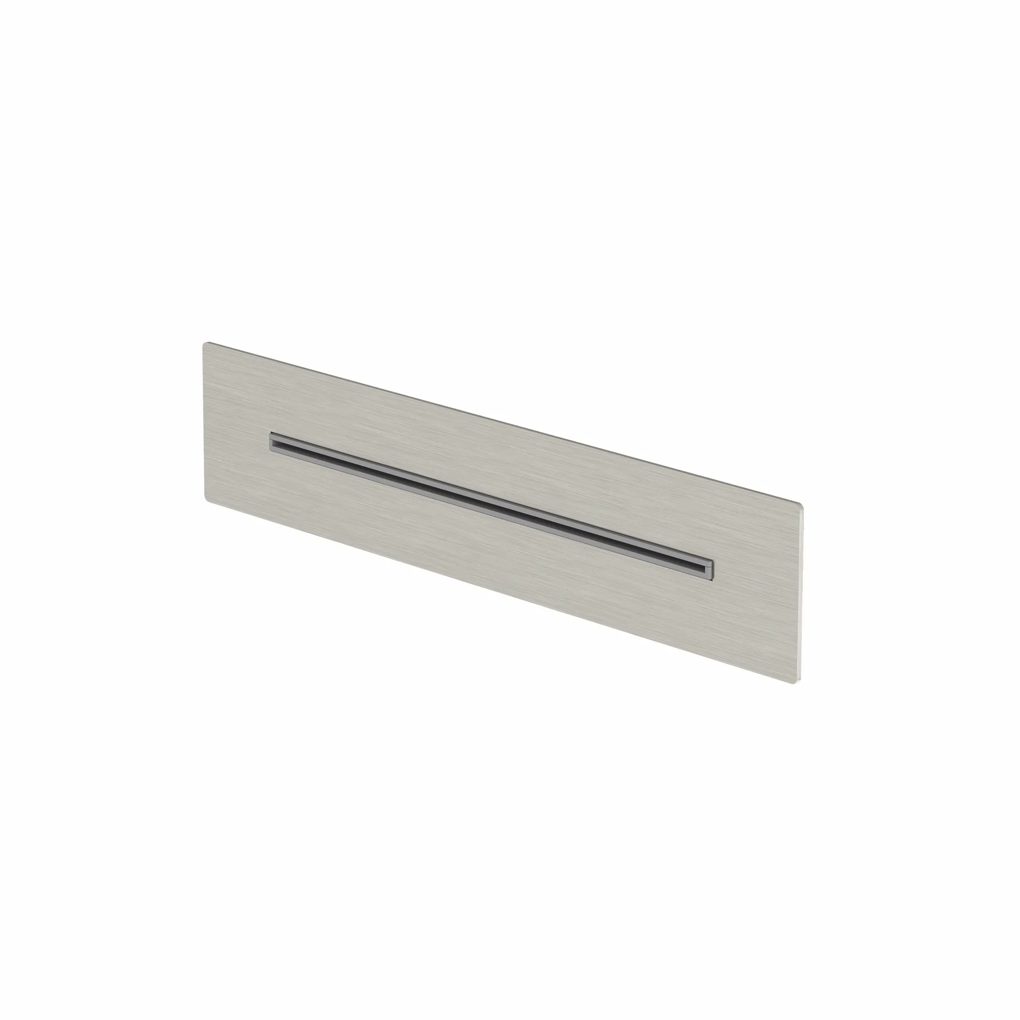 Kludi-ASANA Wand-Wasserfall in St. Brushed Nickel, DN 15, fester Auslauf, Durchflussmenge >45 l/min bei 3 bar, nur für Wandeinbau