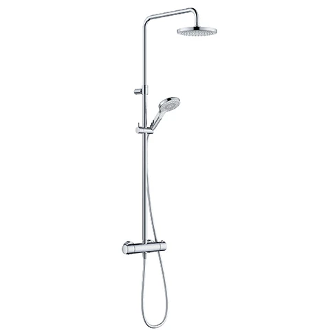 -DIVE Dive X 3S Thermostat Dual Shower System chrom