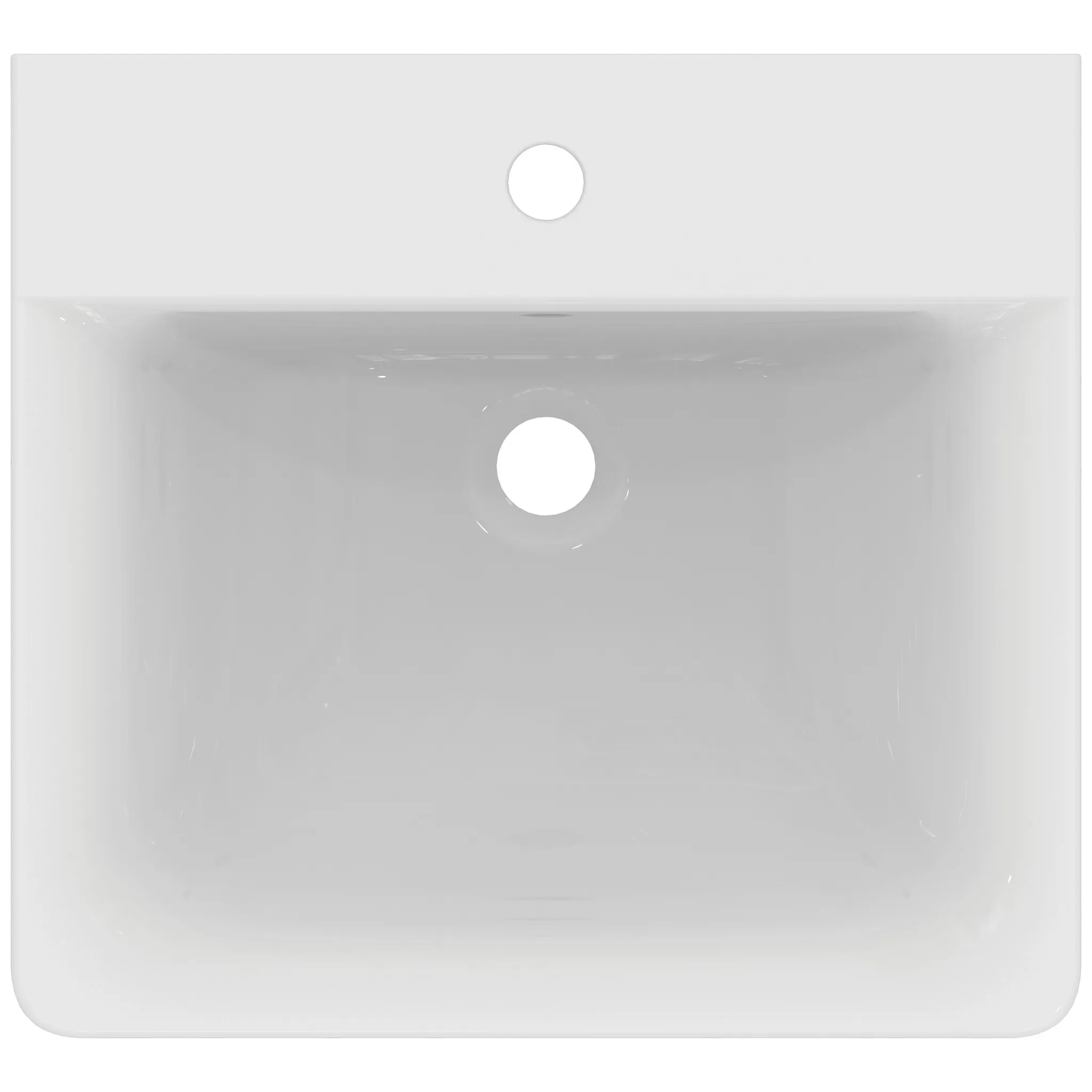 Waschbecken „Connect“ 50 × 46 × 17,5 cm, Hahnlochposition mittig Waschbecken „Connect“ 50 × 46 × 17,5 cm, Hahnlochposition mittig