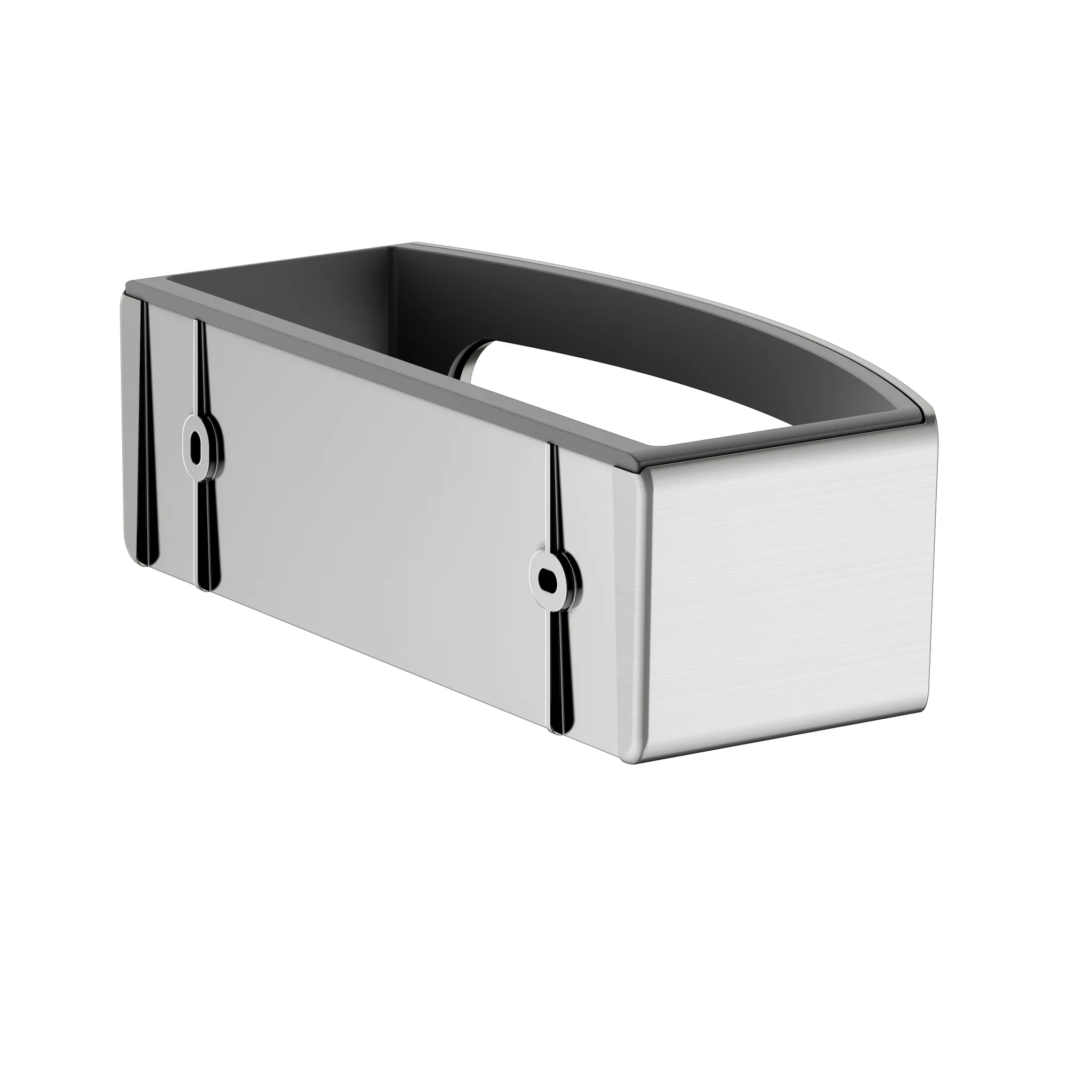 KEUCO ELEGANCE Duschablage Kunststoff-Einsatz anthrazit Edelstahl-finish / anthrazit KEUCO ELEGANCE Duschablage Kunststoff-Einsatz anthrazit Edelstahl-finish / anthrazit