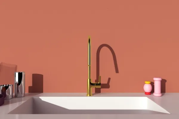 Ideal Standard Gusto Küchenarmatur BD408A2 Brushed Gold Ideal Standard Gusto Küchenarmatur BD408A2 Brushed Gold