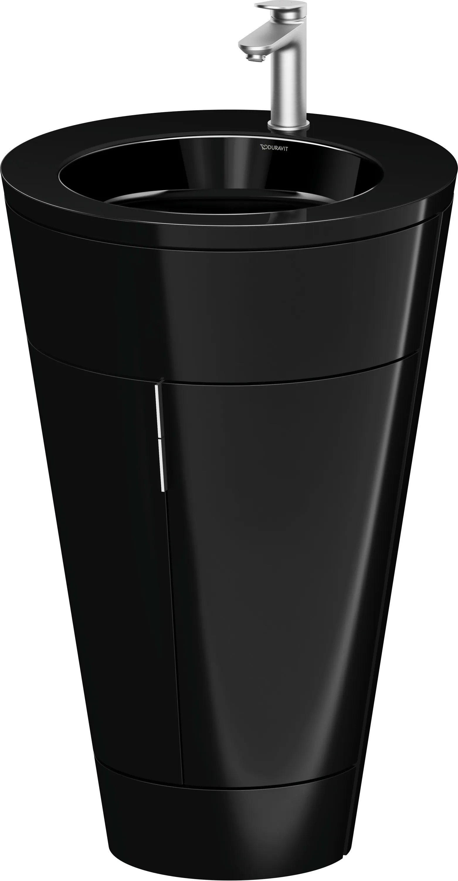 Duravit Waschtischunterschrank bodenstehend „Starck 1“ 56 × 86,4 × 60,5 cm in Schwarz Hochglanz Duravit Waschtischunterschrank bodenstehend „Starck 1“ 56 × 86,4 × 60,5 cm in Schwarz Hochglanz