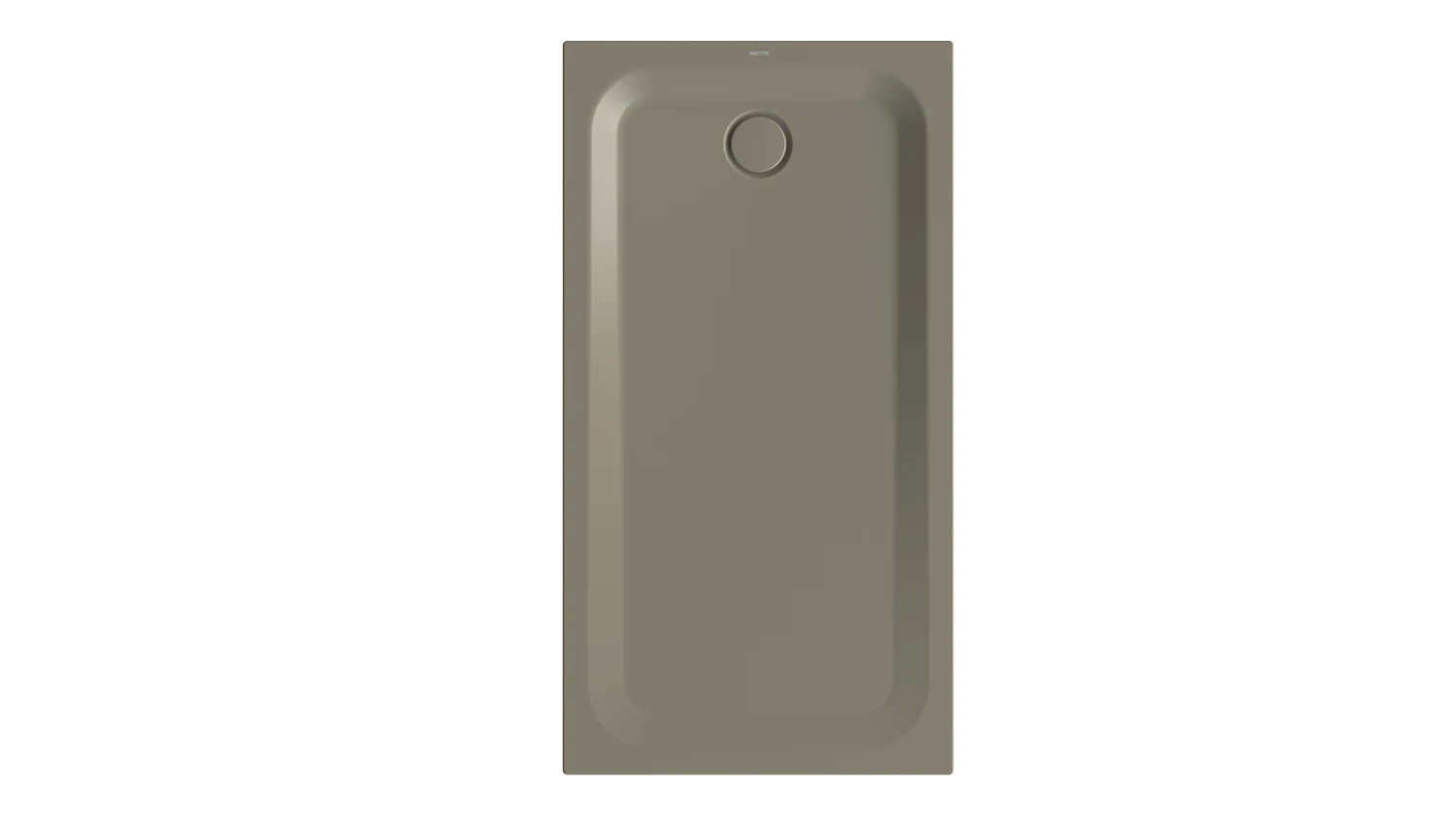 Bette rechteck Duschwanne „BetteUltra“ 1500 × 800 mm ohne Oberflächenbeschichtung, ohne Oberflächenveredelung, ohne Wannenträger, in Graphite