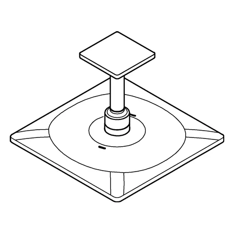 Grohe Rainshower SmartActive 310 Cube Kopfbrauseset, Deckenauslass 142 mm, 2 Strahlarten, supersteel Grohe Rainshower SmartActive 310 Cube Kopfbrauseset, Deckenauslass 142 mm, 2 Strahlarten, supersteel