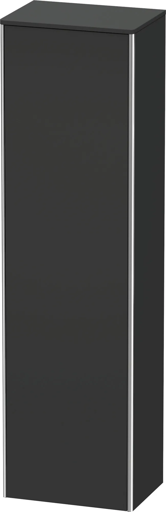 Duravit Hochschrank „XSquare“ 50 × 177,6 × 35,6 cm Graphit Supermatt