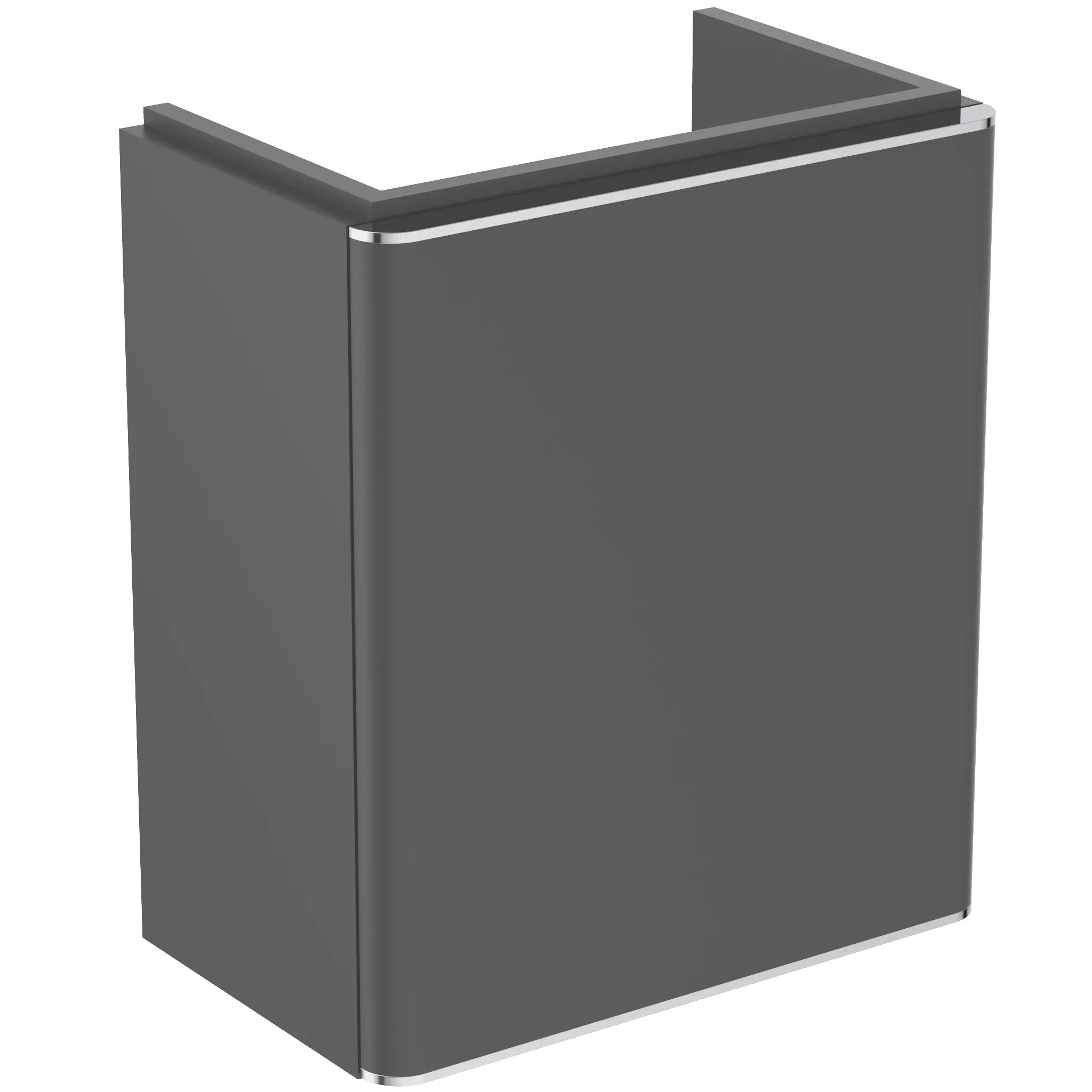 Ideal Standard Türfront Adapto, Anthrazit matt lackiert, für HWB 430 mm Ideal Standard Türfront Adapto, Anthrazit matt lackiert, für HWB 430 mm