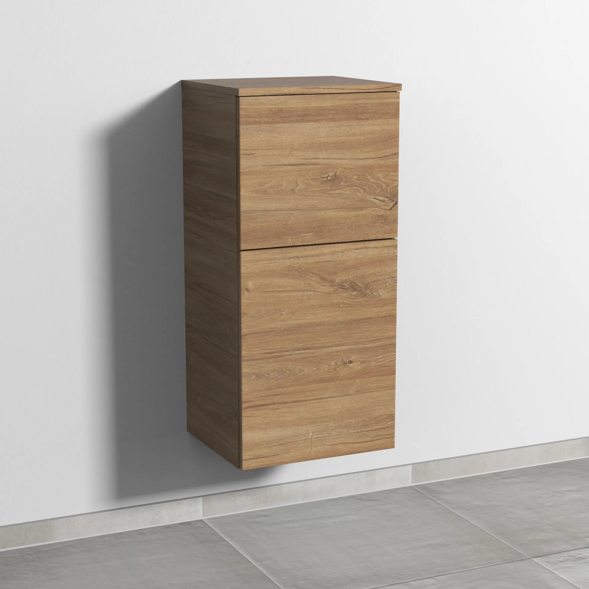 Sanipa Mittelschrank „3way“ 400 × 850 × 345 mm Anschlag rechts, in Eiche Kansas, Anschlag rechts