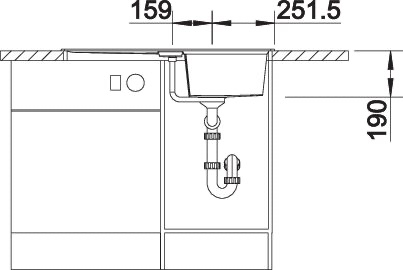 BLANCO LEXA 45 S BLANCO LEXA 45 S