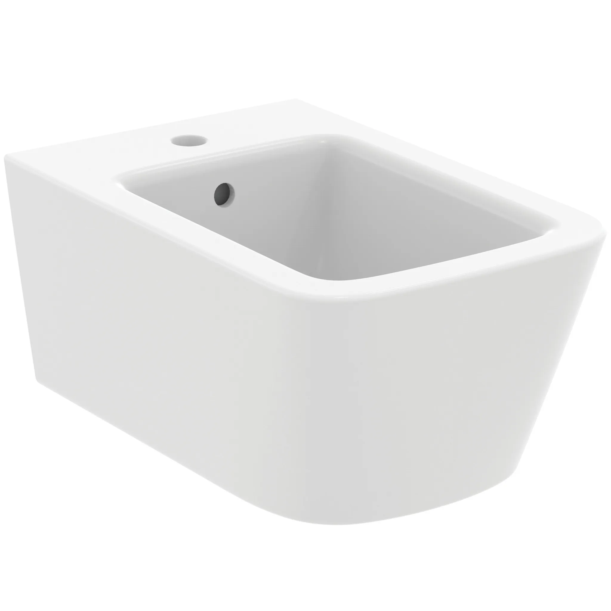 Ideal Standard Bidet „BlendCube“, Befestigung verdeckt 36 × 54 × 25 cm in Seidenweiß