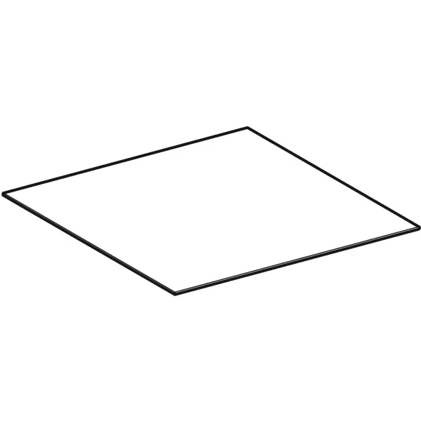 ONE Abdeckung für Seitenschrank und Seitenelement, Glas: 45x0.6x46.5cm, weiß / Glas ONE Abdeckung für Seitenschrank und Seitenelement, Glas: 45x0.6x46.5cm, weiß / Glas