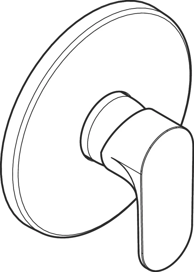 Hansgrohe Rebris S Einhebel-Brausemischer Unterputz, Chrom, max. Durchflussmenge 31 l/min bei 3 bar, Keramikmischsystem, einstellbare Temperaturbegrenzung, Anschlussart Grundkörper