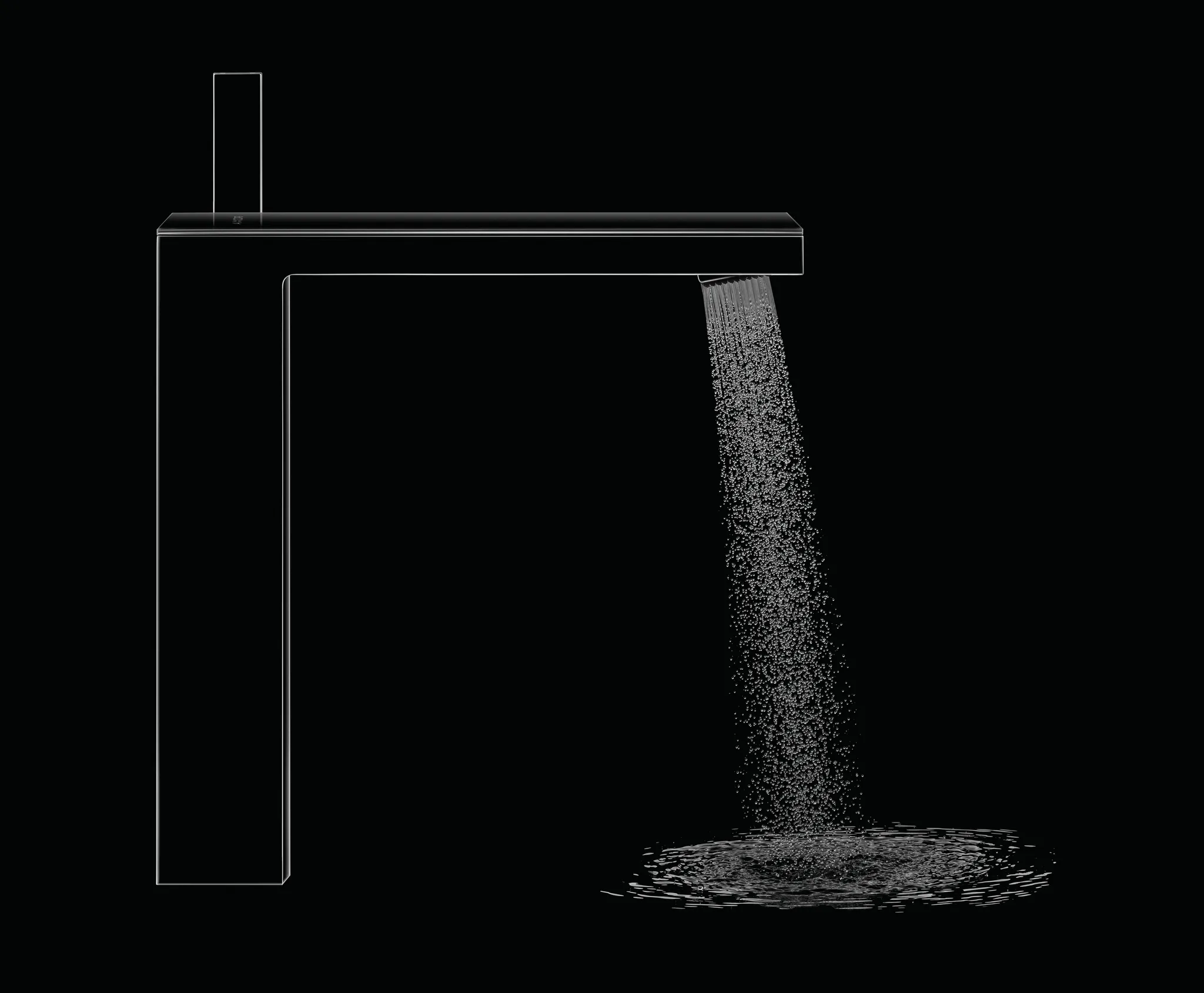 Hansgrohe AXOR MyEdition Einhebel-Waschtischmischer 230 Chrom/Spiegelglas Hansgrohe AXOR MyEdition Einhebel-Waschtischmischer 230 Chrom/Spiegelglas