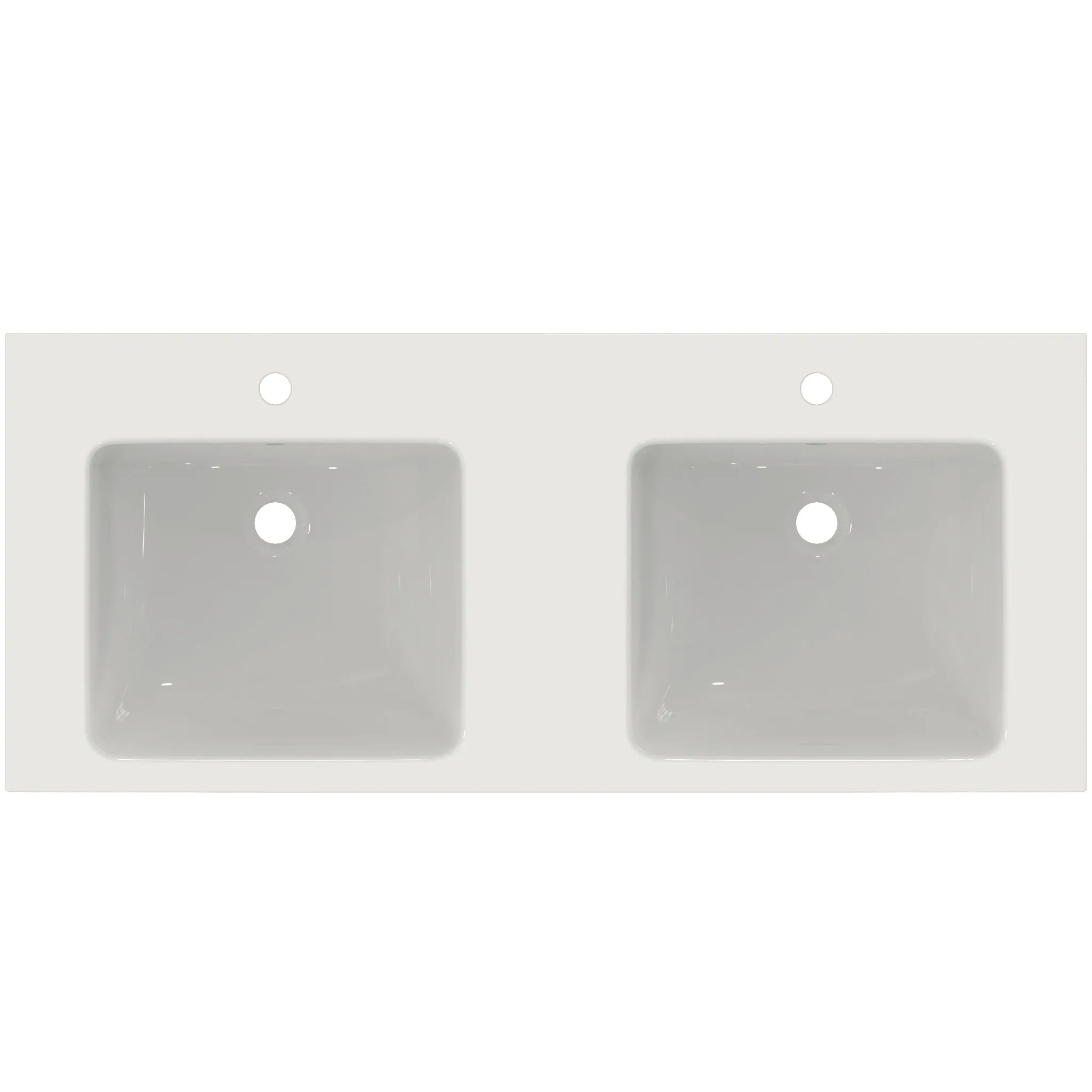 Waschbecken „i.lifeB“ 121 × 51,5 × 18 cm, Hahnlochposition mittig in Weiß Waschbecken „i.lifeB“ 121 × 51,5 × 18 cm, Hahnlochposition mittig in Weiß