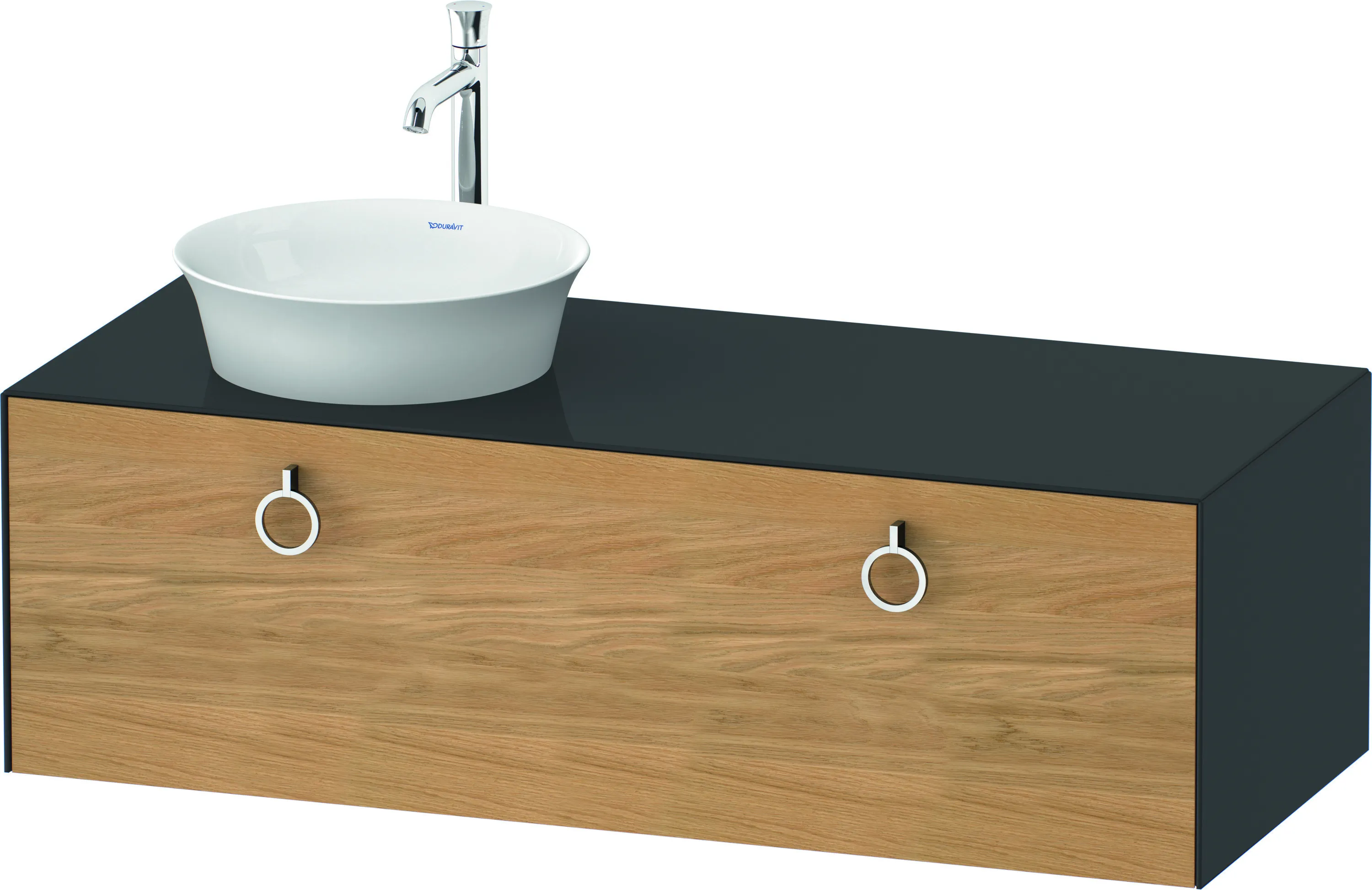 Duravit Waschtischunterschrank wandhängend „White Tulip“ 130 × 40,8 × 55 cm