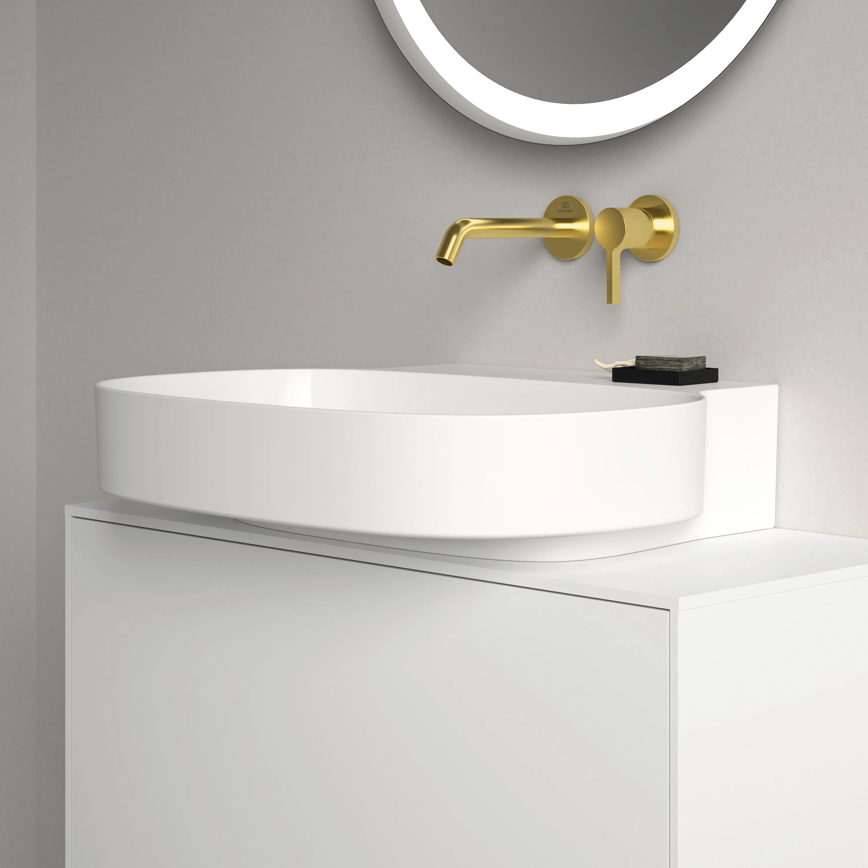 Waschbecken „Linda-X“ 60 × 50 × 13,5 cm in Weiß Waschbecken „Linda-X“ 60 × 50 × 13,5 cm in Weiß