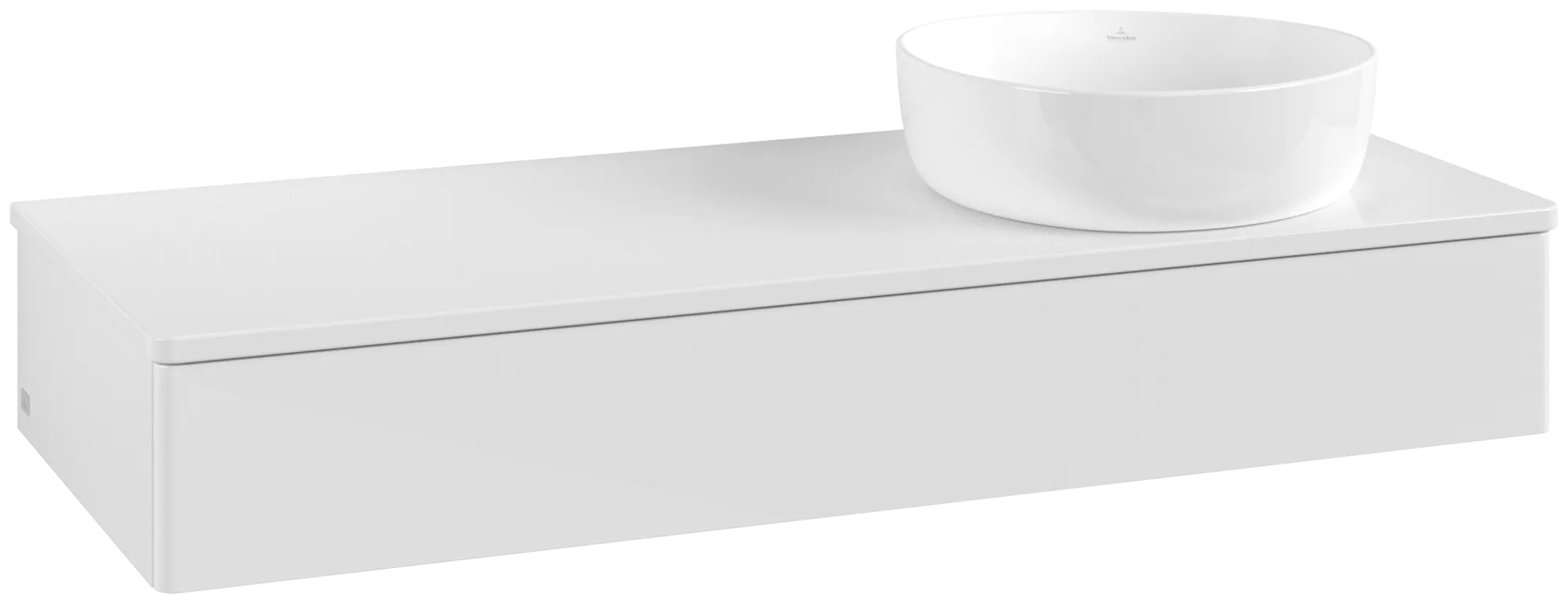 Villeroy & Boch Antao Waschbeckenunterschrank L12_1 1200x190x500mm Glossy White Lacquer