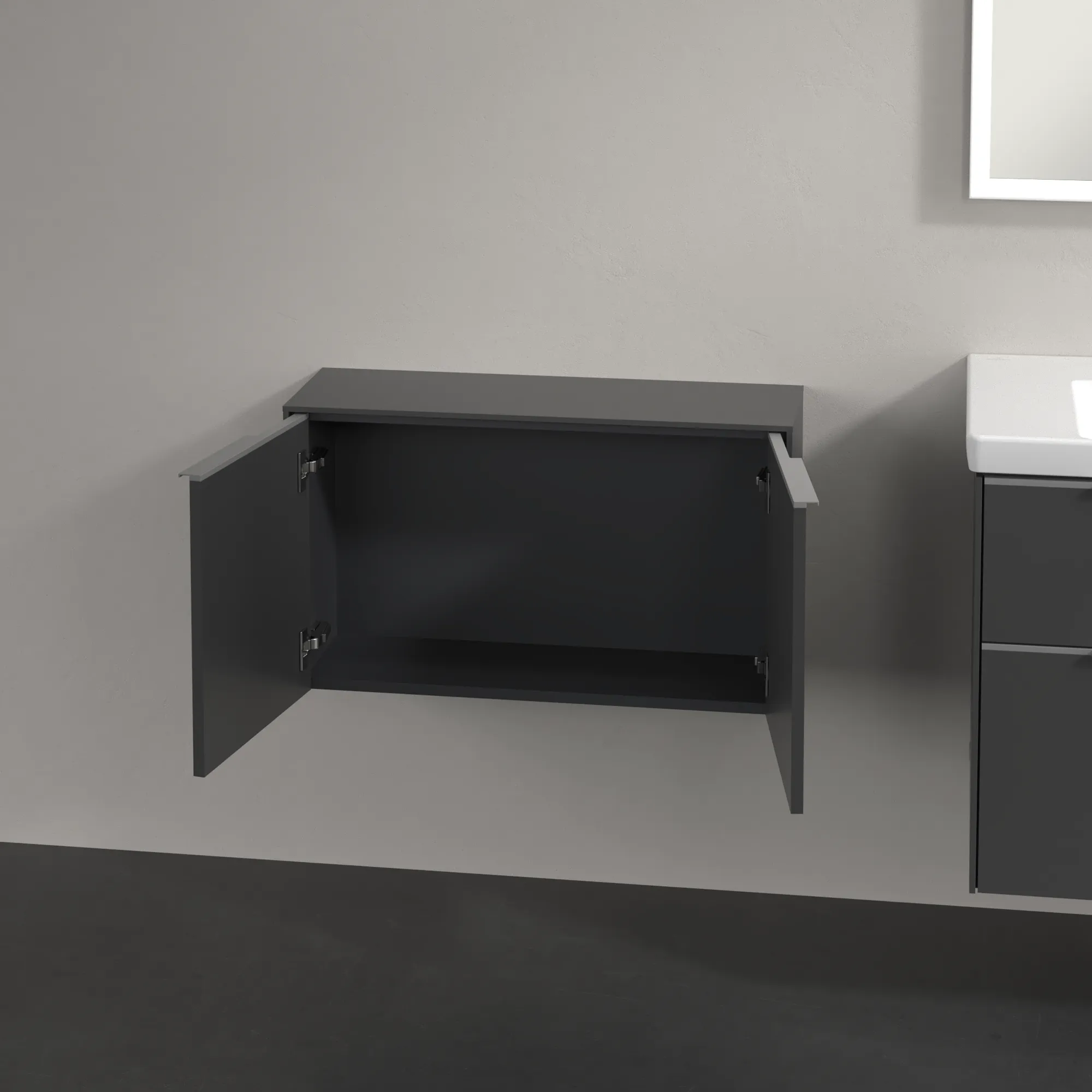Villeroy & Boch Subway 3.0 Sideboard C60000, 728x423x256 mm, Graphite Villeroy & Boch Subway 3.0 Sideboard C60000, 728x423x256 mm, Graphite