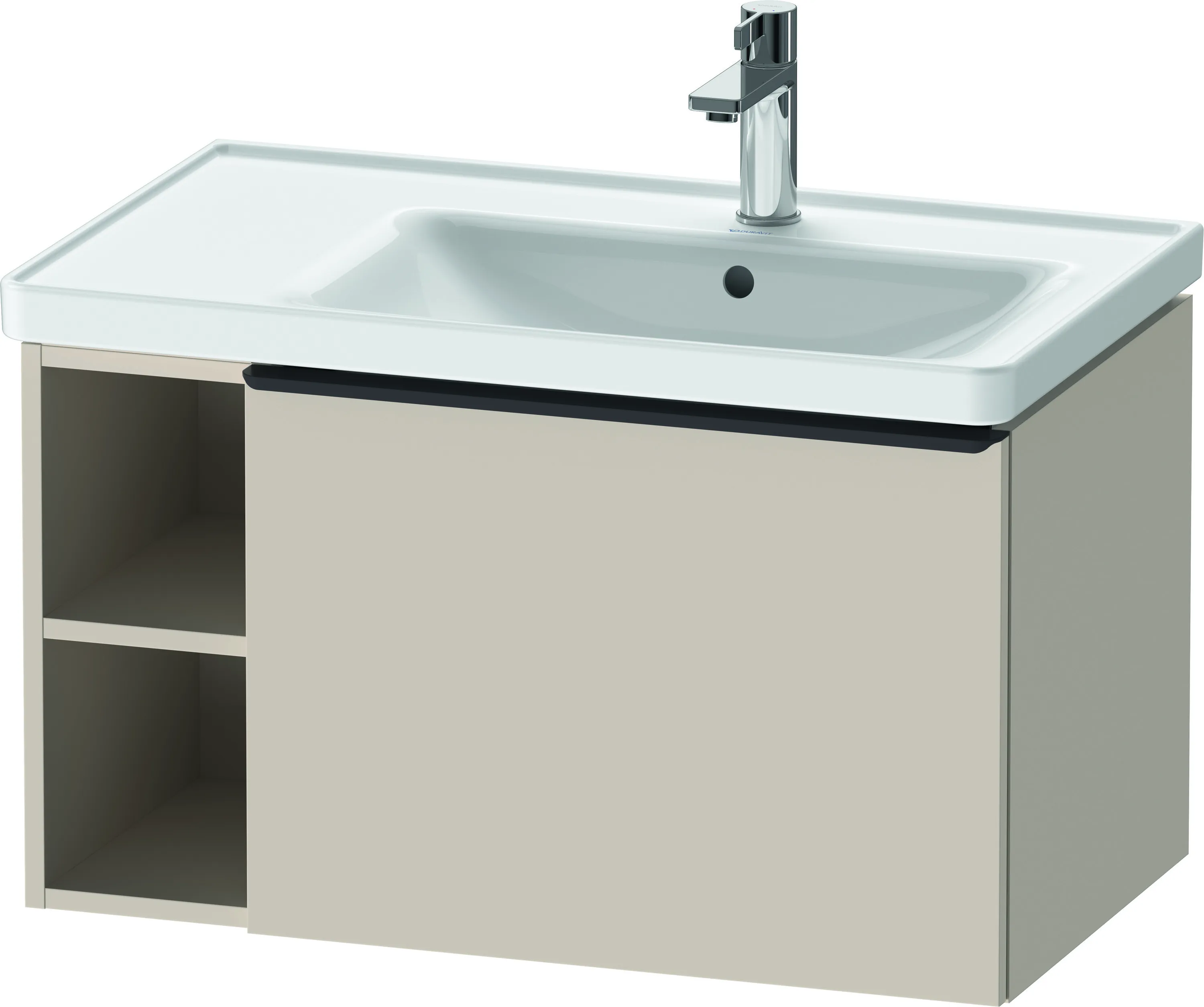 Duravit Waschtischunterschrank wandhängend „D-Neo“ 78,4 × 44 × 45,2 cm in Taupe Matt Duravit Waschtischunterschrank wandhängend „D-Neo“ 78,4 × 44 × 45,2 cm in Taupe Matt