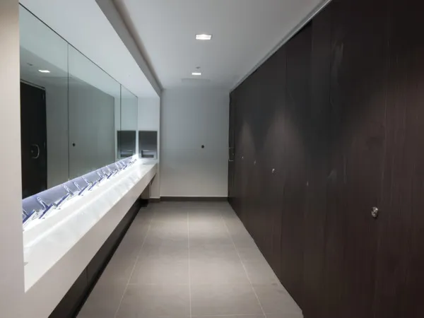 Waschbecken „Silhouette“ 300 × 47 × 20 cm in Weiß Waschbecken „Silhouette“ 300 × 47 × 20 cm in Weiß