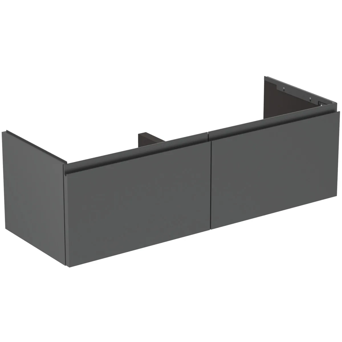 Ideal Standard Möbeldoppel-Waschtischunterschrank Finesse 1200x440x375mm Anthrazit matt