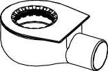 TECE Ablaufgarnitur flach für Duschrinnen „TECEdrainline“ TECE Ablaufgarnitur flach für Duschrinnen „TECEdrainline“