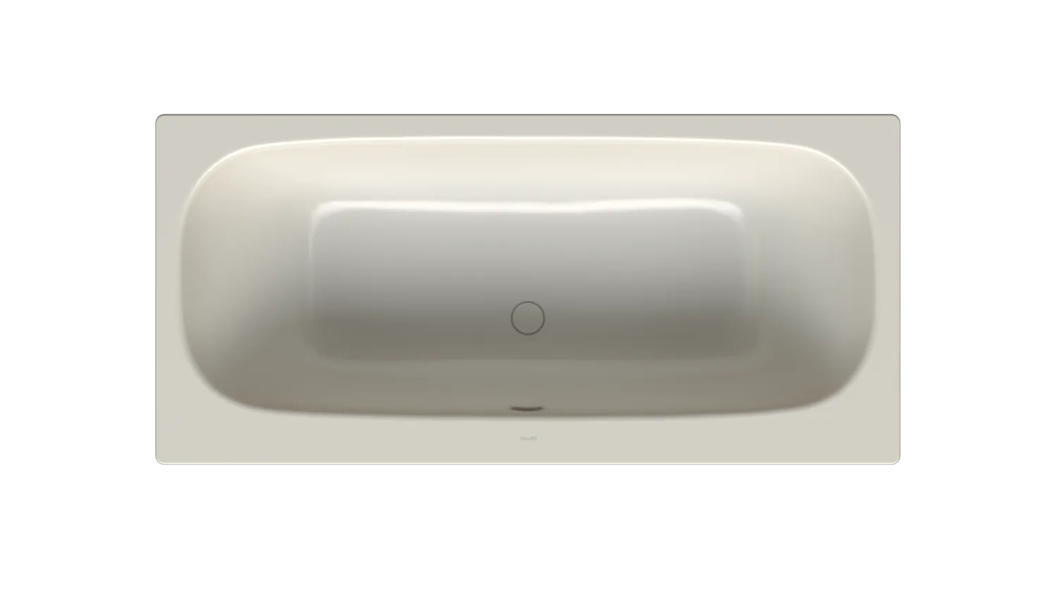 Bette BetteDuett Badewanne Rechteck 1700x800 mm Flax glasierter Titan-Stahl Einbau 2-Sitzer