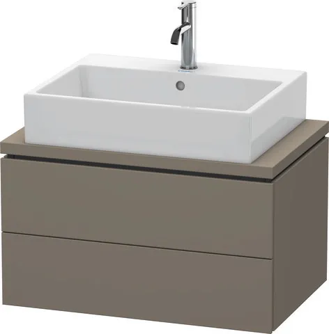 Duravit Waschtischunterschrank wandhängend „L-Cube“ 72 × 40 × 47,7 cm Flannel Grey Seidenmatt Duravit Waschtischunterschrank wandhängend „L-Cube“ 72 × 40 × 47,7 cm Flannel Grey Seidenmatt
