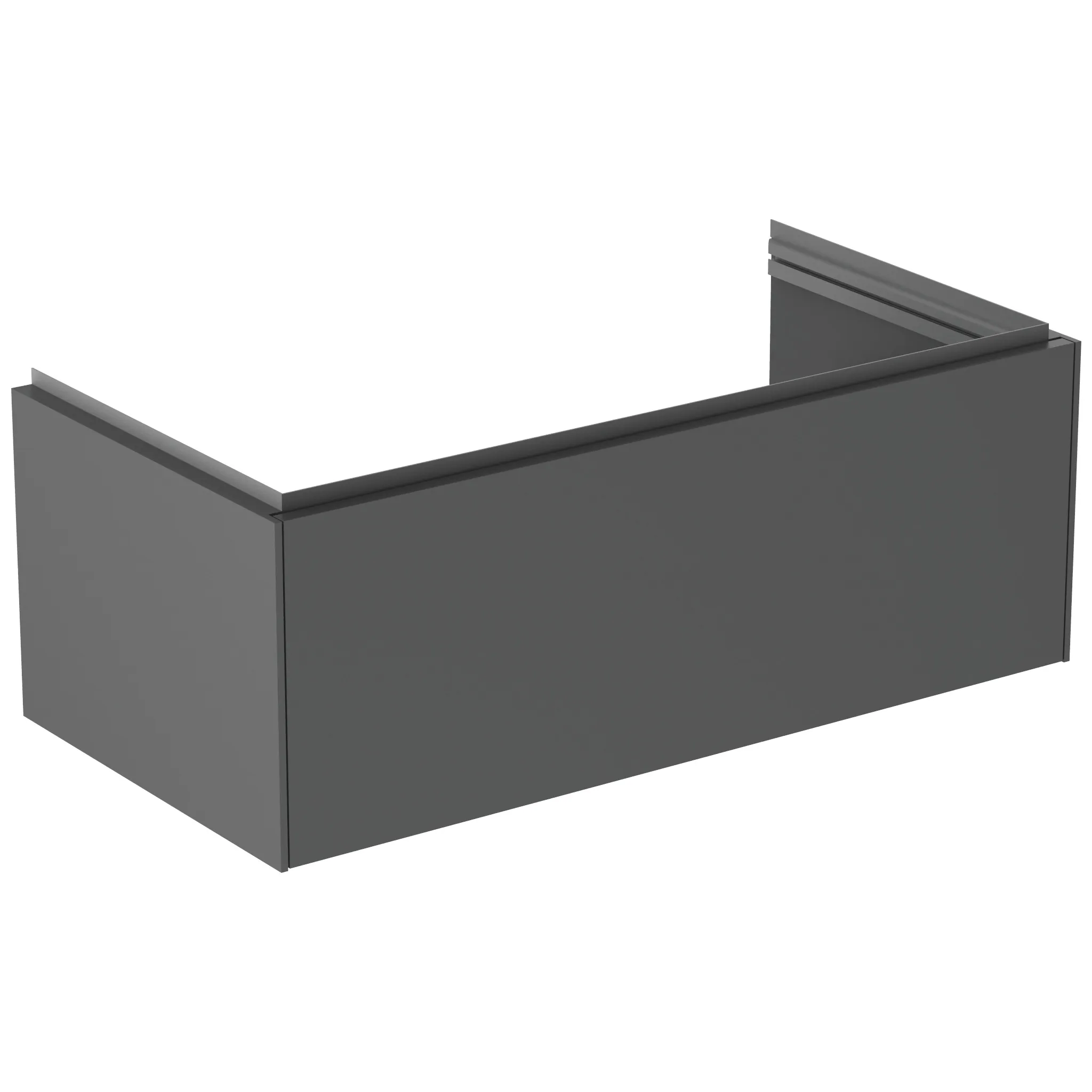 Ideal Standard Waschtischunterschrank „Conca“ 100 × 37 × 50,5 cm Anthrazit matt lackiert