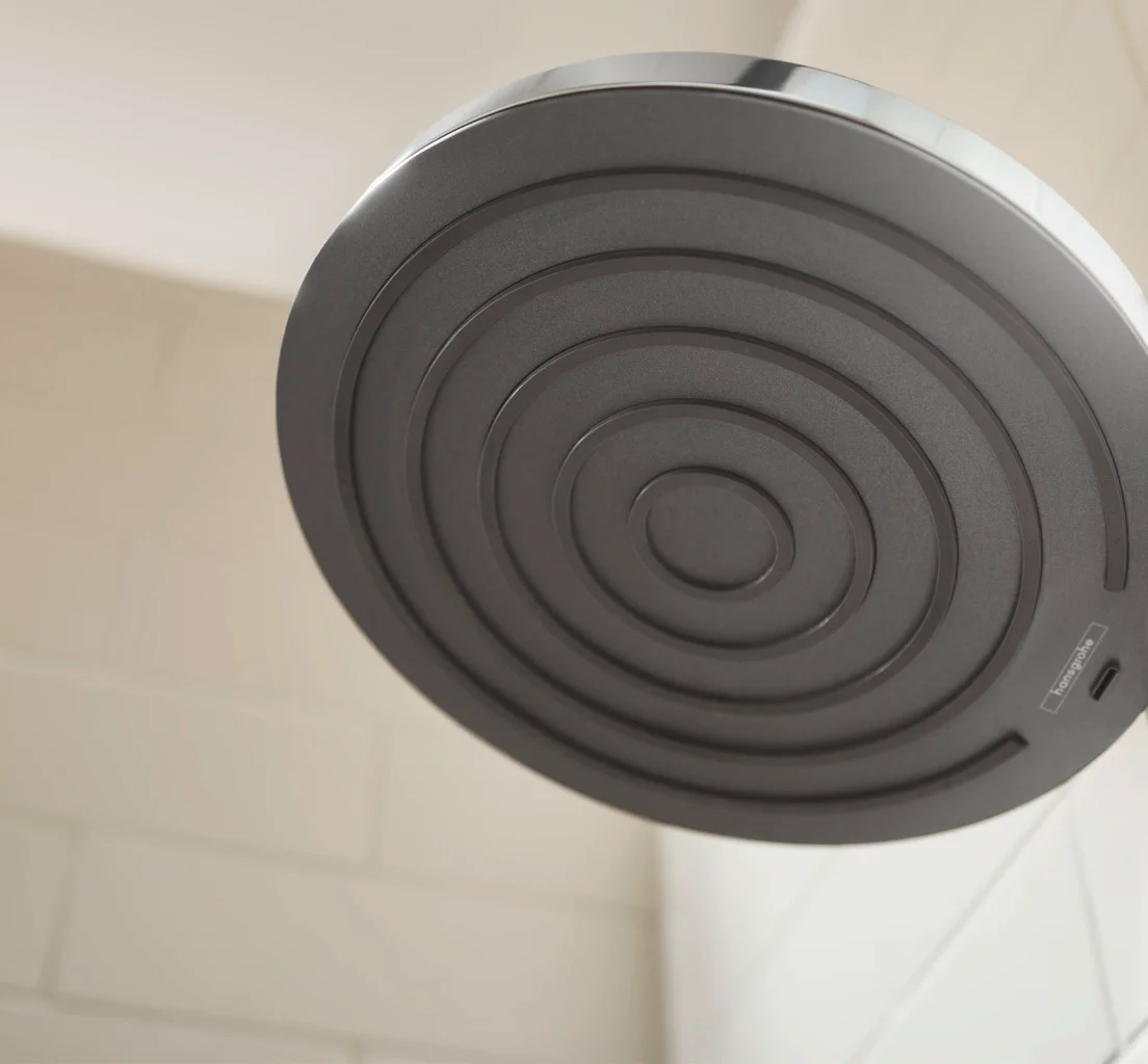 Hansgrohe Pulsify S Kopfbrause 260 mm, 2 Strahlarten, Chrom, Wandanschluss für iBox universal