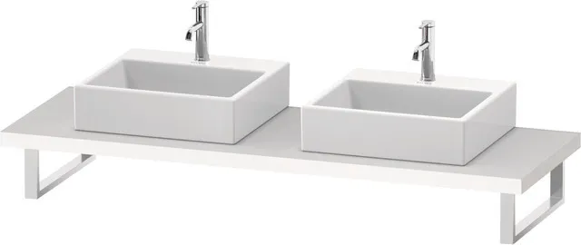 Duravit Konsole „L-Cube“ in Weiß Supermatt Duravit Konsole „L-Cube“ in Weiß Supermatt