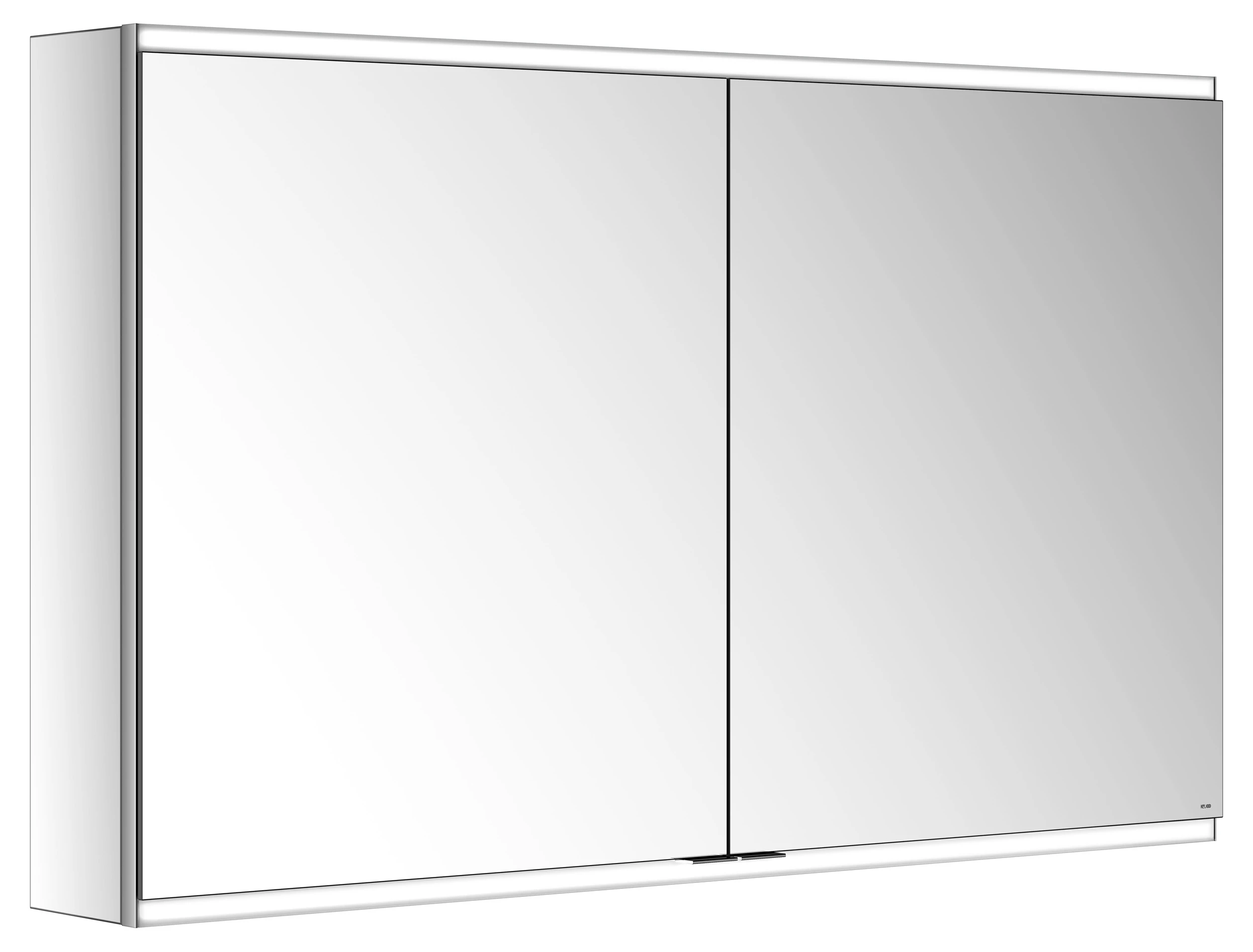 KEUCO Wandvorbau Spiegelschrank 2-türig „Royal Modular 2.0“ in Silber (eloxiert), Aufputz, mit Beleuchtung, mit Steckdosen 1200 × 700 × 160 mm KEUCO Wandvorbau Spiegelschrank 2-türig „Royal Modular 2.0“ in Silber (eloxiert), Aufputz, mit Beleuchtung, mit Steckdosen 1200 × 700 × 160 mm