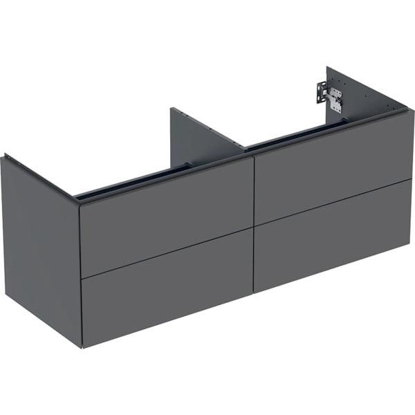 Geberit ONE Unterschrank für Aufsatzwaschtisch, 4 Schubladen, lava matt, 133,2 x 50,4 x 47 cm Geberit ONE Unterschrank für Aufsatzwaschtisch, 4 Schubladen, lava matt, 133,2 x 50,4 x 47 cm