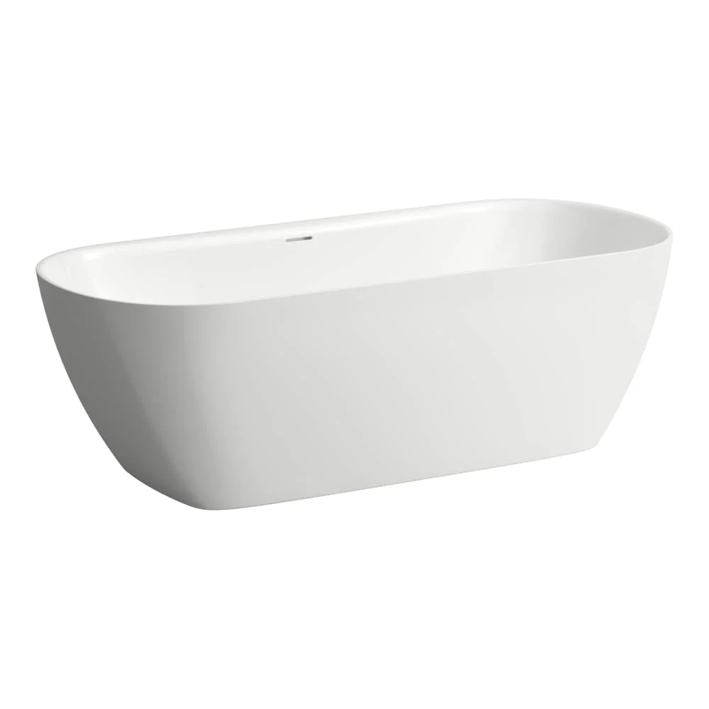 Laufen Acryl-Badewanne LUA freistehend 1700 x 750 x 560 mm in weiß