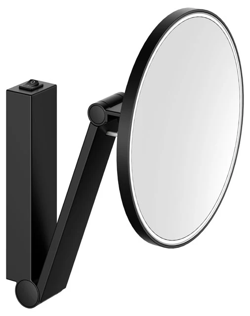 KEUCO Kosmetikspiegel iLook_move beleuchtet mit Wippschalter schwarz matt KEUCO Kosmetikspiegel iLook_move beleuchtet mit Wippschalter schwarz matt