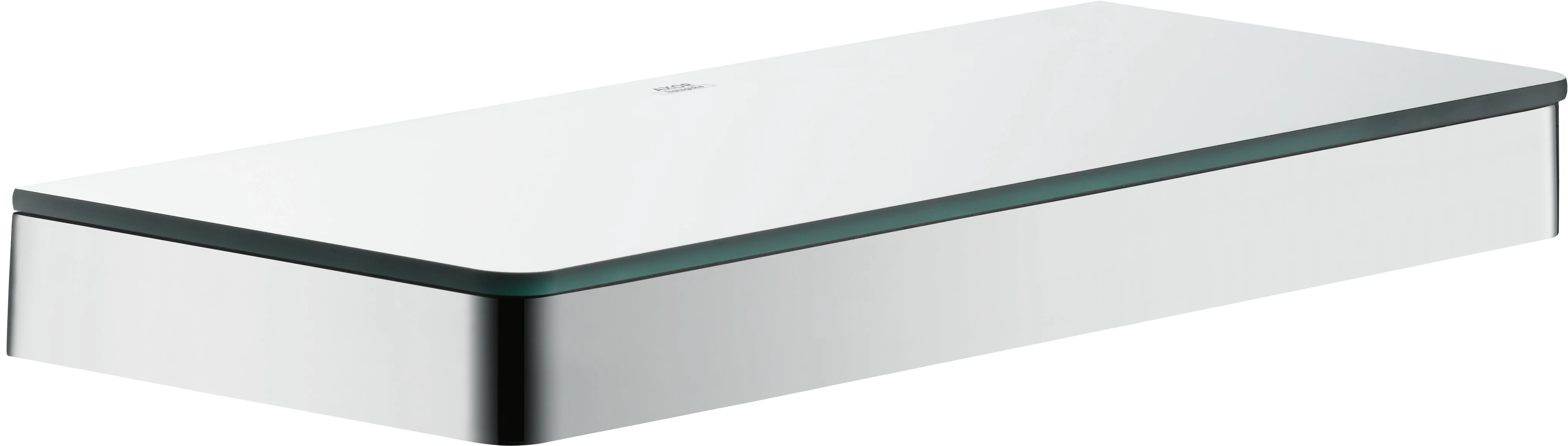 Hansgrohe AXOR Universal Softsquare Ablage 300 mm Chrom – Wandmontage mit Sicherheitsglas, passend für Dusche