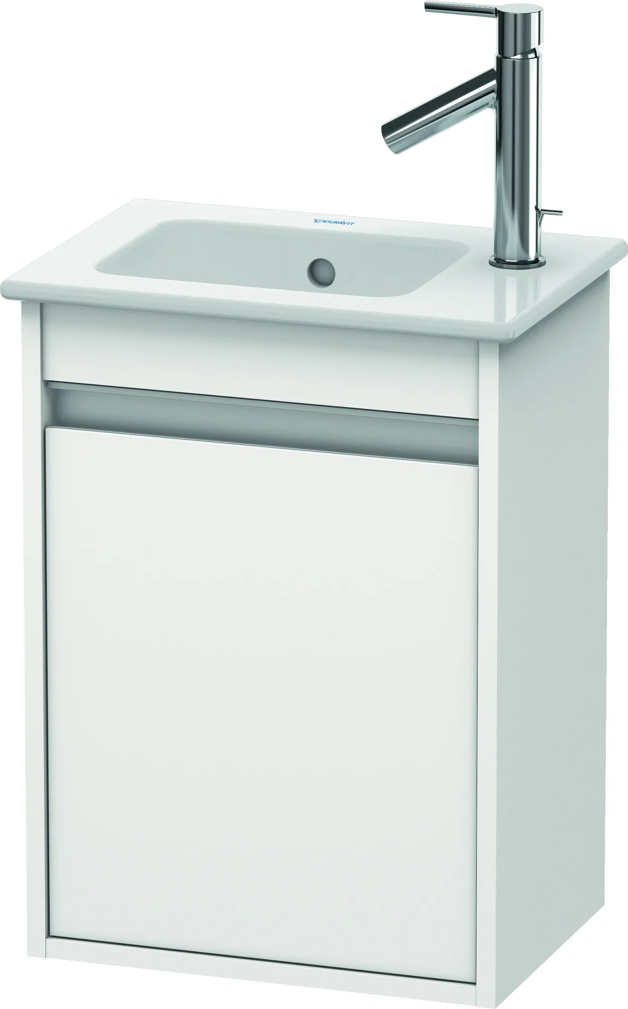 Duravit Waschtischunterschrank wandhängend „Ketho“ 40 × 55 × 28,5 cm Weiß Hochglanz