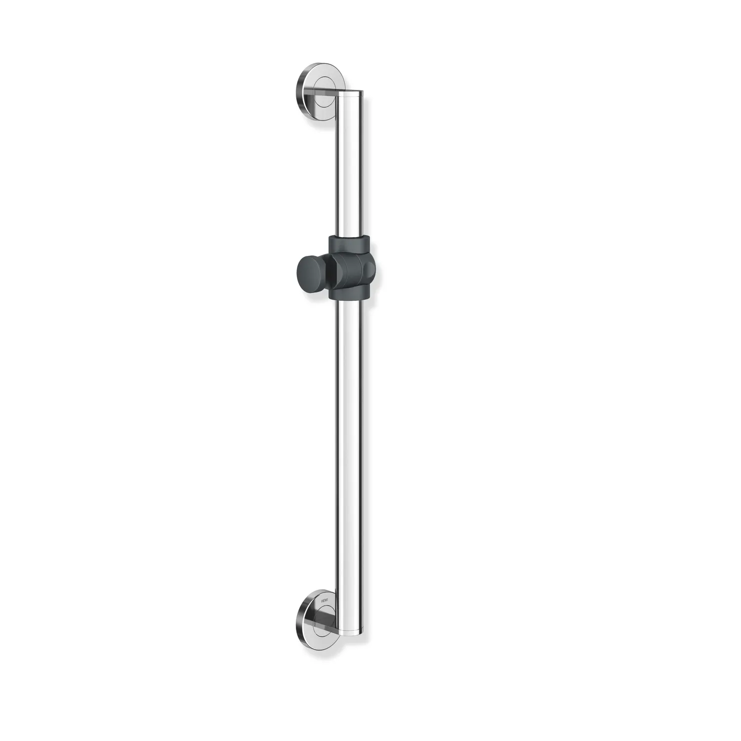 Brausehalterstg., Ø32, L=610 mm, chrom signalweiß Brausehalterstg., Ø32, L=610 mm, chrom signalweiß