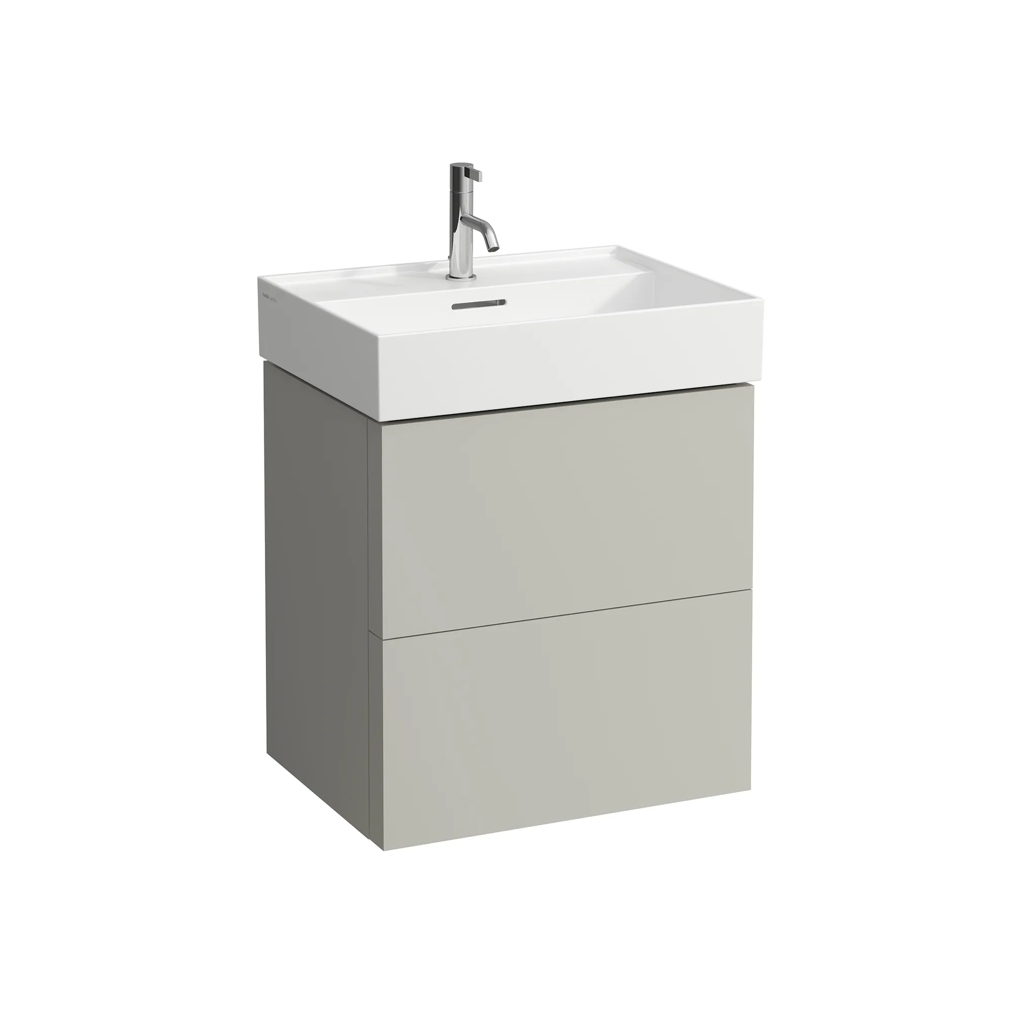 Laufen Waschtischunterbau „Kartell“ 450 × 600 × 580 mm Kieselgrau Laufen Waschtischunterbau „Kartell“ 450 × 600 × 580 mm Kieselgrau