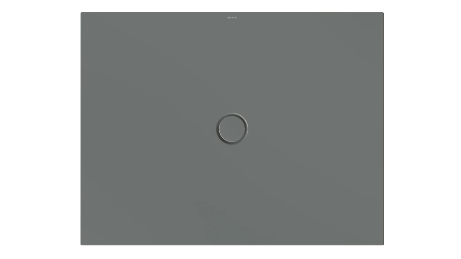 Bette rechteck Duschwanne „BetteFloor“ 1300 × 1000 mm ohne Oberflächenbeschichtung, mit BetteGlasur Plus, ohne Wannenträger, in Smoke