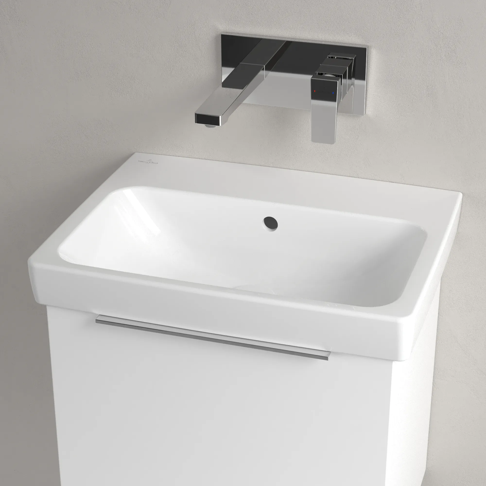 Villeroy & Boch Waschbecken „Architectura“ 550 × 420 × 165 mm, ohne Hahnlochbohrung