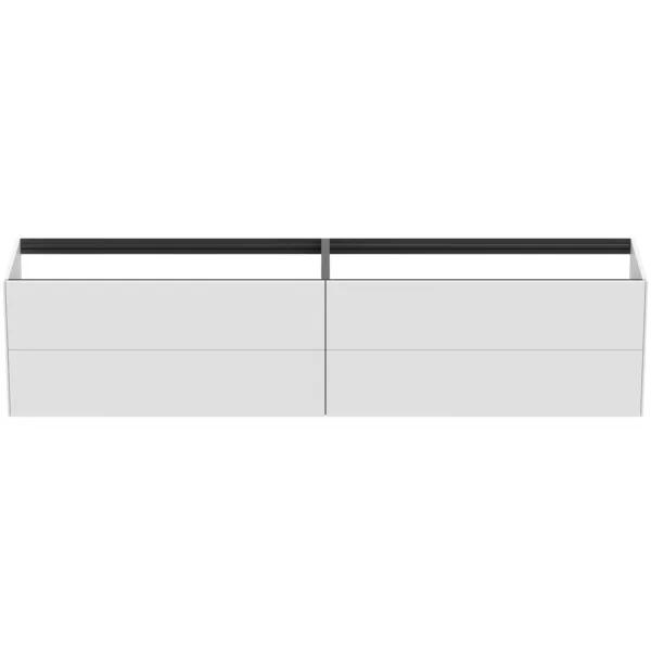 Ideal Standard Waschtischunterschrank „Conca“ 238,5 × 54 × 50,5 cm Weiß matt lackiert