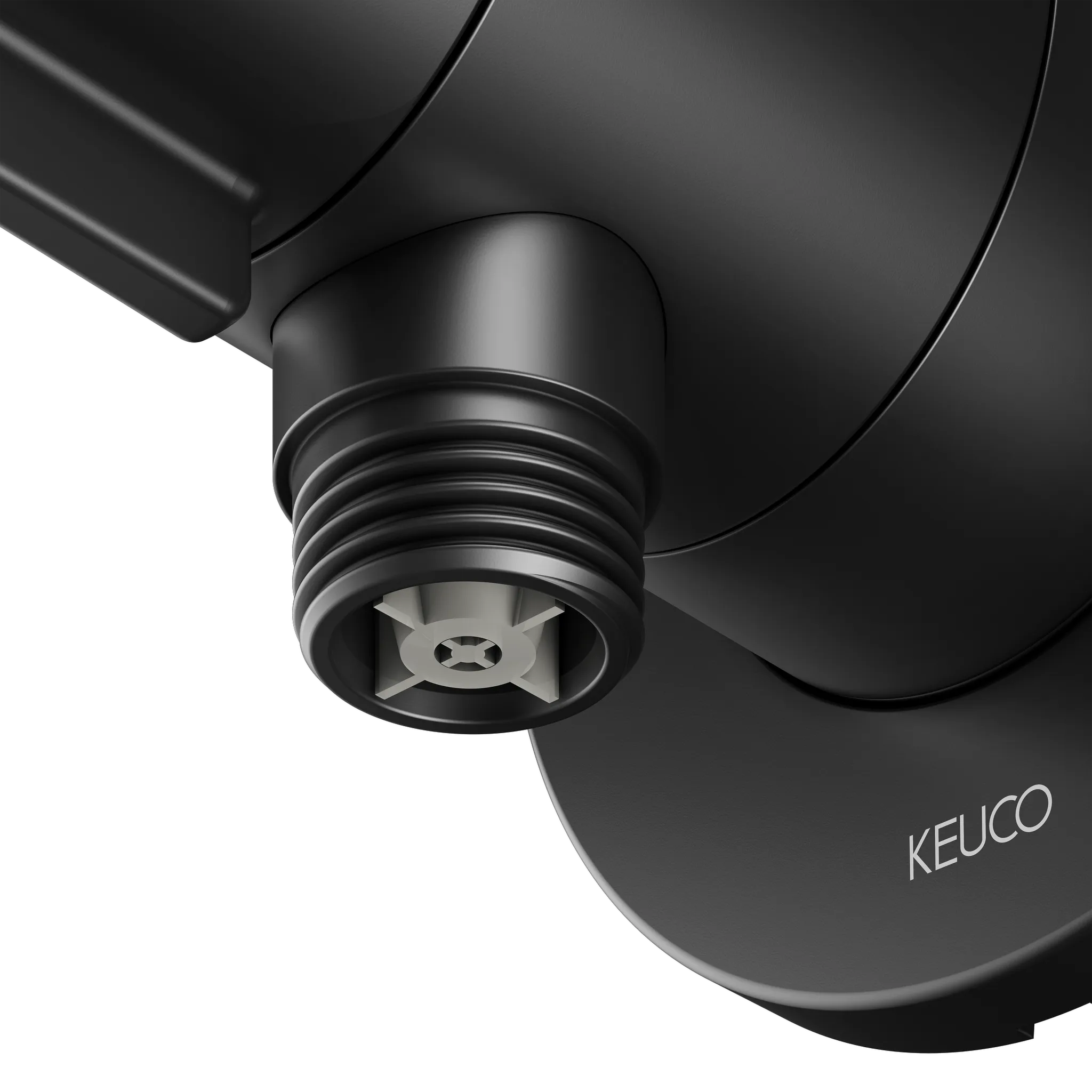 IXMO 59554370001 IXMO_solo Thermostat mit Schlauchanschluß rund schwarz