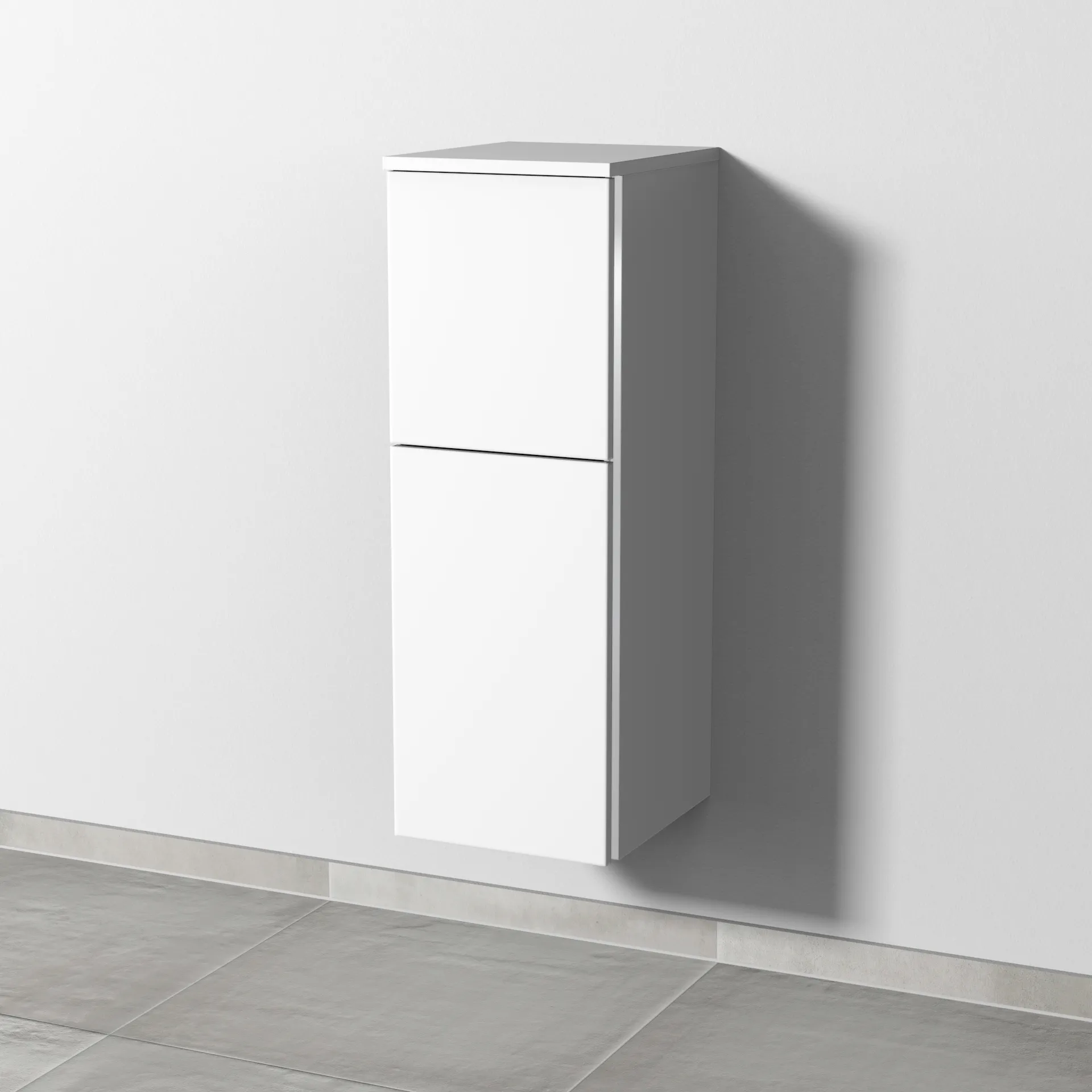 Sanipa Mittelschrank „3way“ 300 × 850 × 345 mm Anschlag links, in Weiß-Soft, Anschlag links